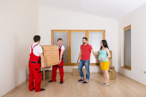 Furniture pick-up in London for flats and homes with narrow stair access