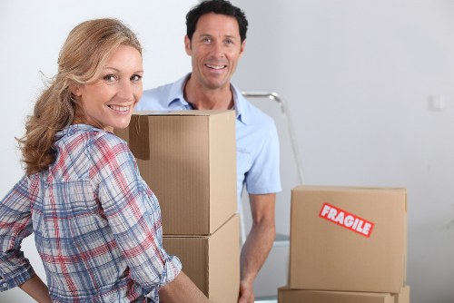 Packing and furniture handling for a London house move