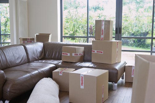 Office removal service handling desks and equipment in London